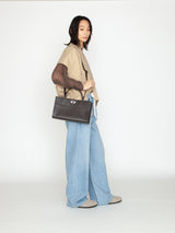 ORSETTO | 01-158-02 SCATOLA スクエアハンドバッグ