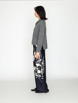 BATONER | ソリッドウールリブハーフジップ