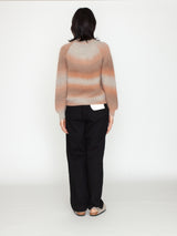 BATONER | モヘア カスリ ダイ シグネチャー ネック BN-25FL-055