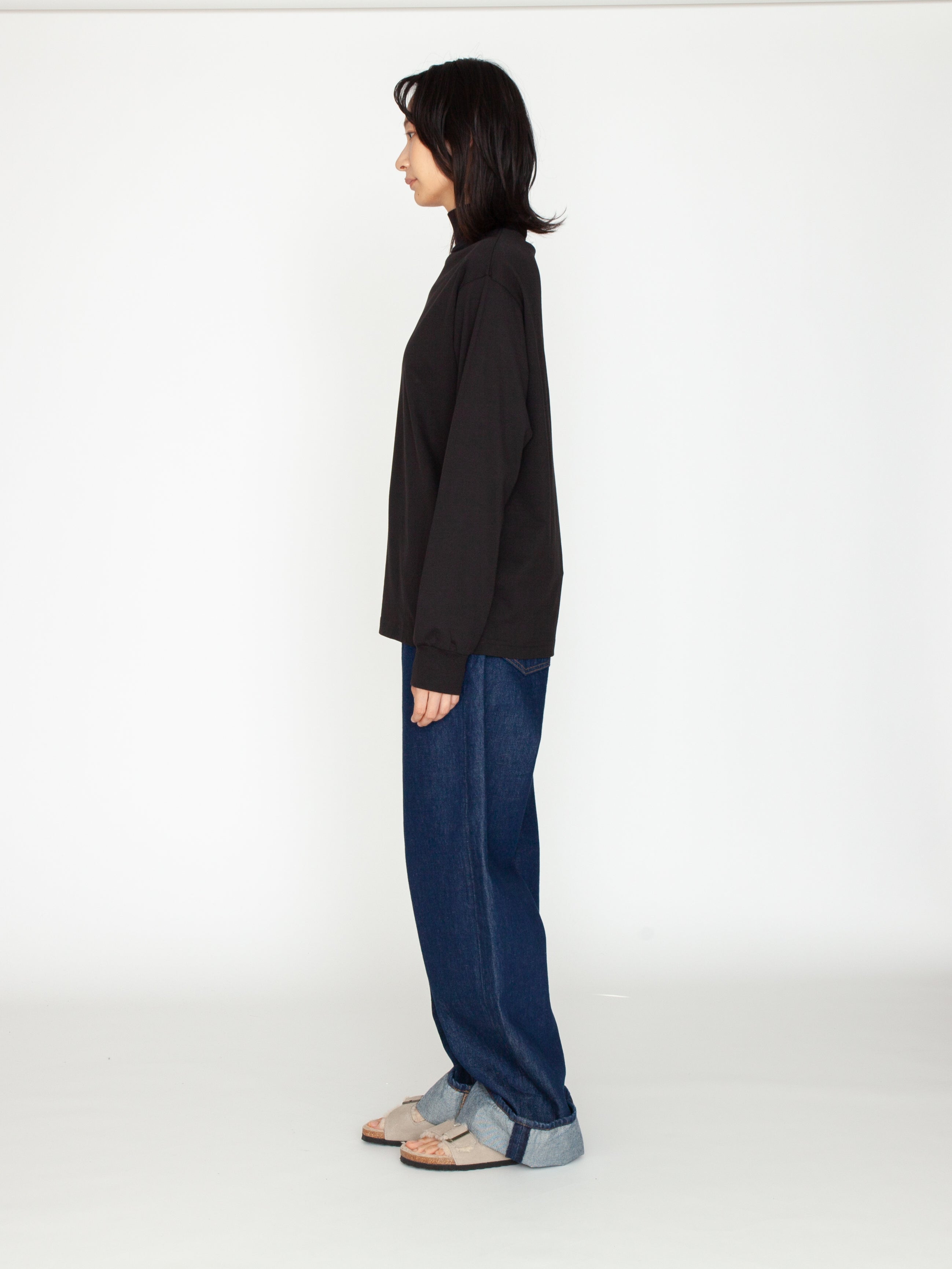 handvaerk | MOCK NECK T-SHIRT #6523