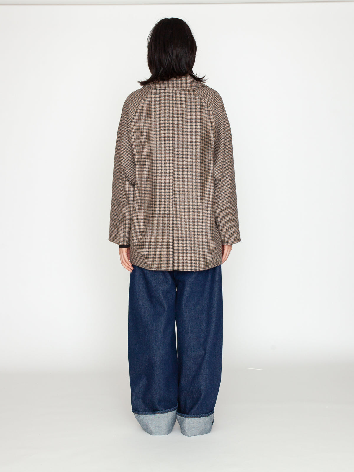 TICCA | チェックジャケコート TBEA-521 brown check(別注商品)