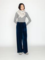 ASAUCE MELER | シームレス トライアングル カシミヤニットストール AM25F-ST205