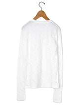 SEEALL | JACQUARD U-NECK TEE