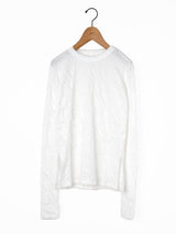 SEEALL | JACQUARD U-NECK TEE