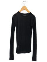 BATONER | メルティリブ ユーネックロングスリーブTシャツ