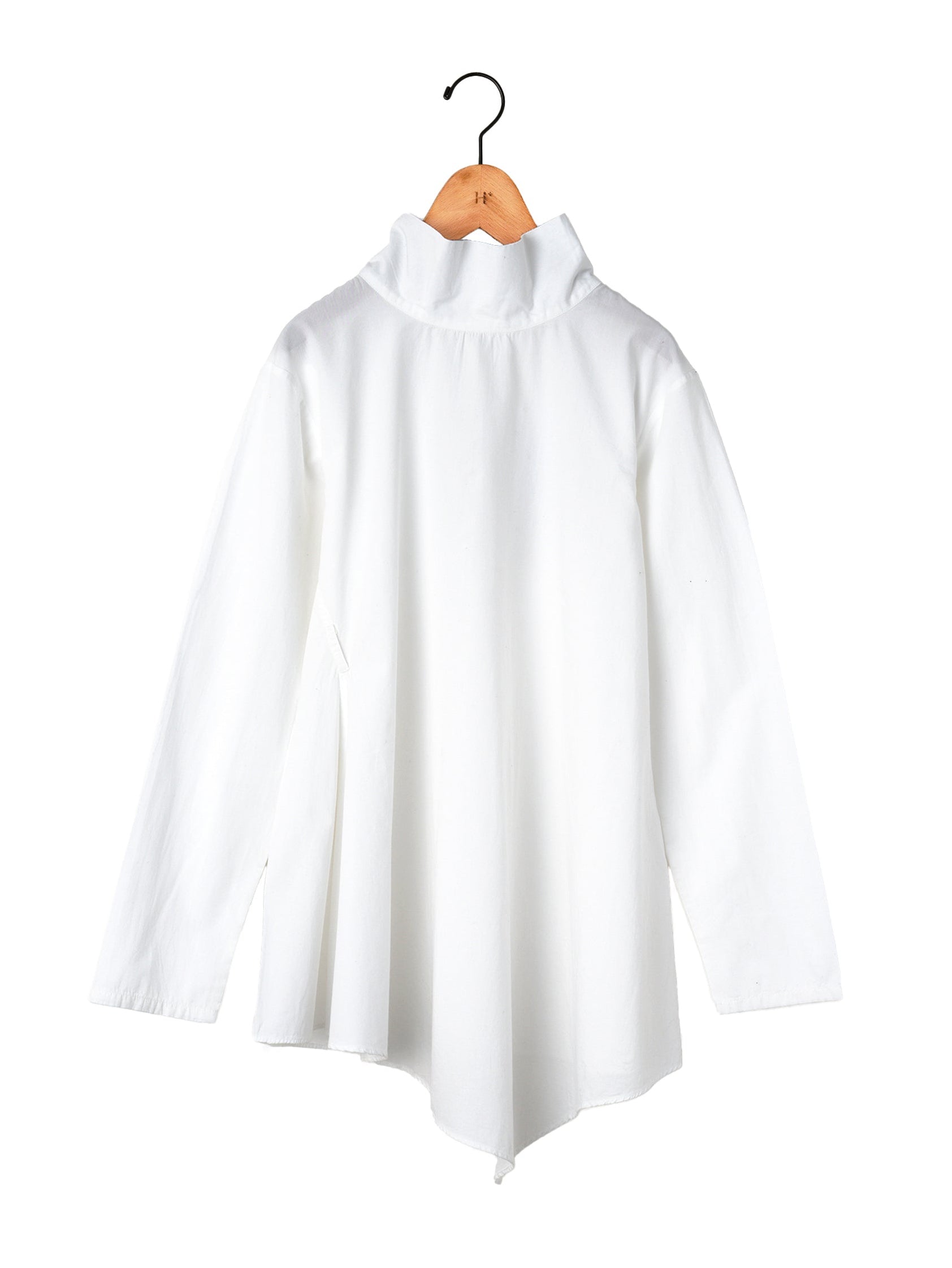 SEEALL | DRAPE HIGHNECK SHIRTS