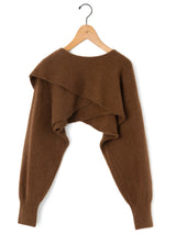 enrica | チャイニーズラクーン混ソフトタッチスリーブケープ