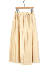 enrica | シルクサテンギャザースカート SKIRT089-2
