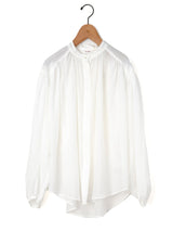 enrica | シルクギャザーブラウス