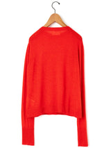 enrica | カシミヤシルク丸首プルオーバーニット