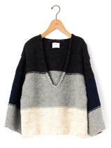enrica | ROW WOOL Vネックプルオーバー