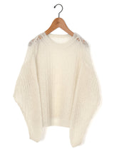 BATONER |フラッフィーモヘア ボートネック