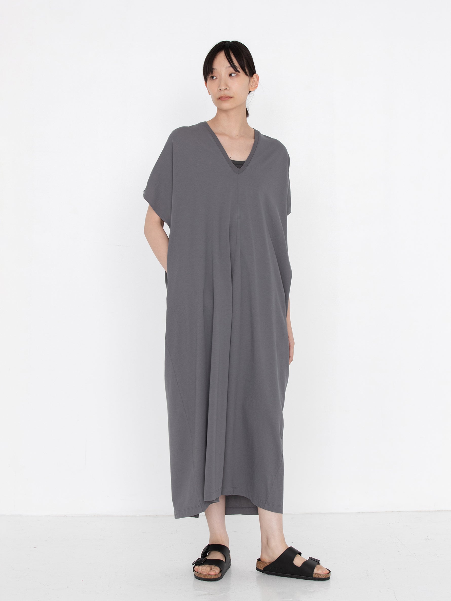 BATONER | BROAD AIR JERSEY KAFTAN ONEPIECEBN-25SL-066