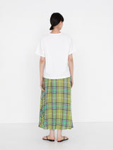 O'NEIL OF DUBLIN | TARTAN GATHER FLARED SKIRT805