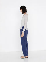 enrica | リネンリブニット2wayプルオーバー