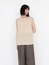 BATONER | ノルマンディ リネン Aラインノースリーブ