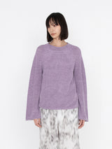 BATONER | ウォッシュド ハイカウント リネン シグネチャー ロール ネック