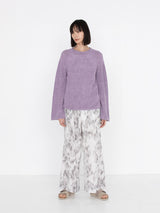 BATONER | ウォッシュド ハイカウント リネン シグネチャー ロール ネック