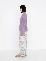 BATONER | ウォッシュド ハイカウント リネン シグネチャー ロール ネック