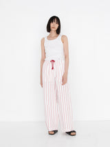 sana | tassel pants (herringbone stripe)