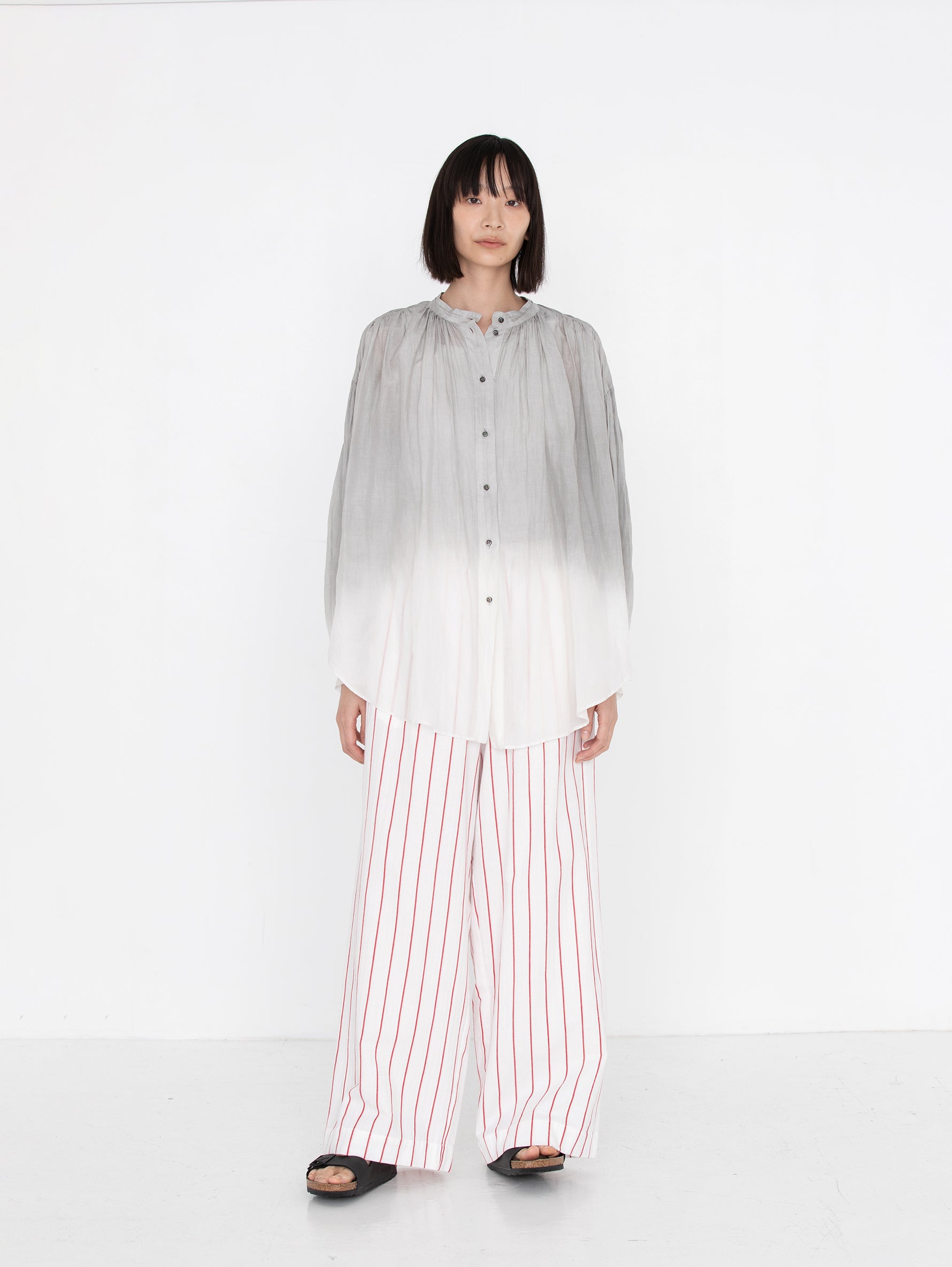 sana | tassel pants (herringbone stripe)