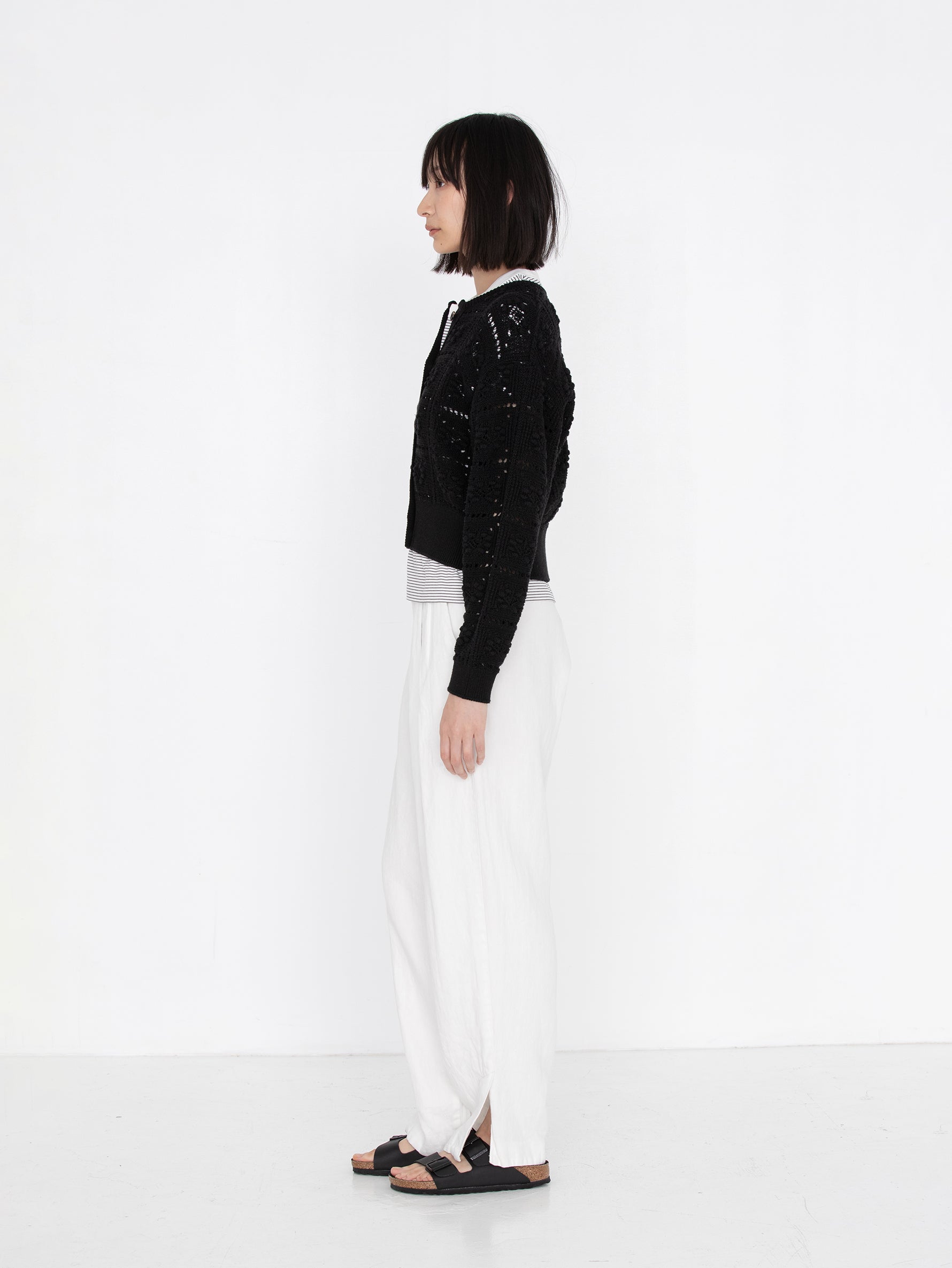 BATONER | GRASSY RACE CREW NECK CARDIGANBN-25SL-028