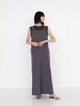sana | dress (herringbone stripe)