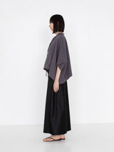 sana | tassel blouse (herringbone stripe)