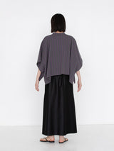 sana | tassel blouse (herringbone stripe)