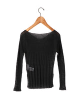 enrica | リネンリブニット2wayプルオーバー