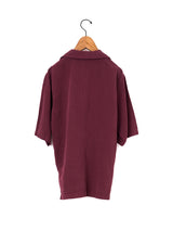 BOWTE | COTTON LINEN BOILE PIECE DYED OPEN COLLAR SHIRTS 261-01-0005