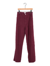 BOWTE | COTTON LINEN BOILE PIECE DYED DOUBLE KNEE PANTS 261-04-0003