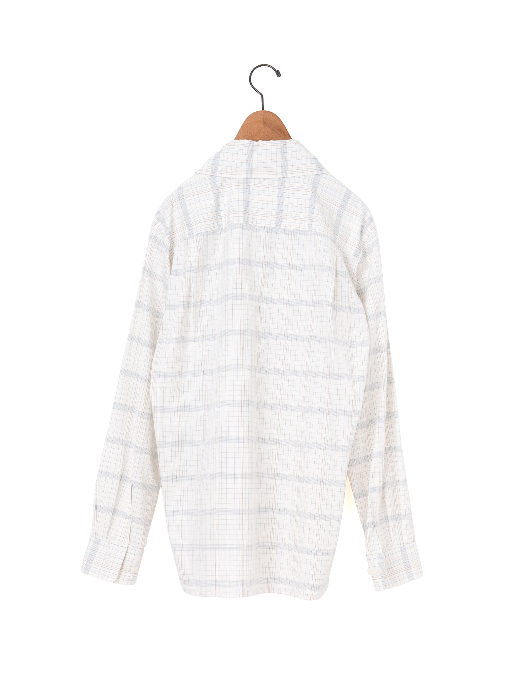 BOWTE | FINX COTTON GRID GRAPH CHECK BOW BLOUSE 261-01-0002