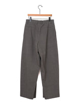 BOWTE | BLUEFACED WORSTED HARD FINISHED FRONT INVERTED PLEATS TROUSERS 261-04-0005