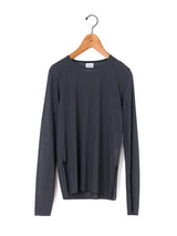 GGG | Side Slit Crew Neck Long Sleeve T 02-01-1854