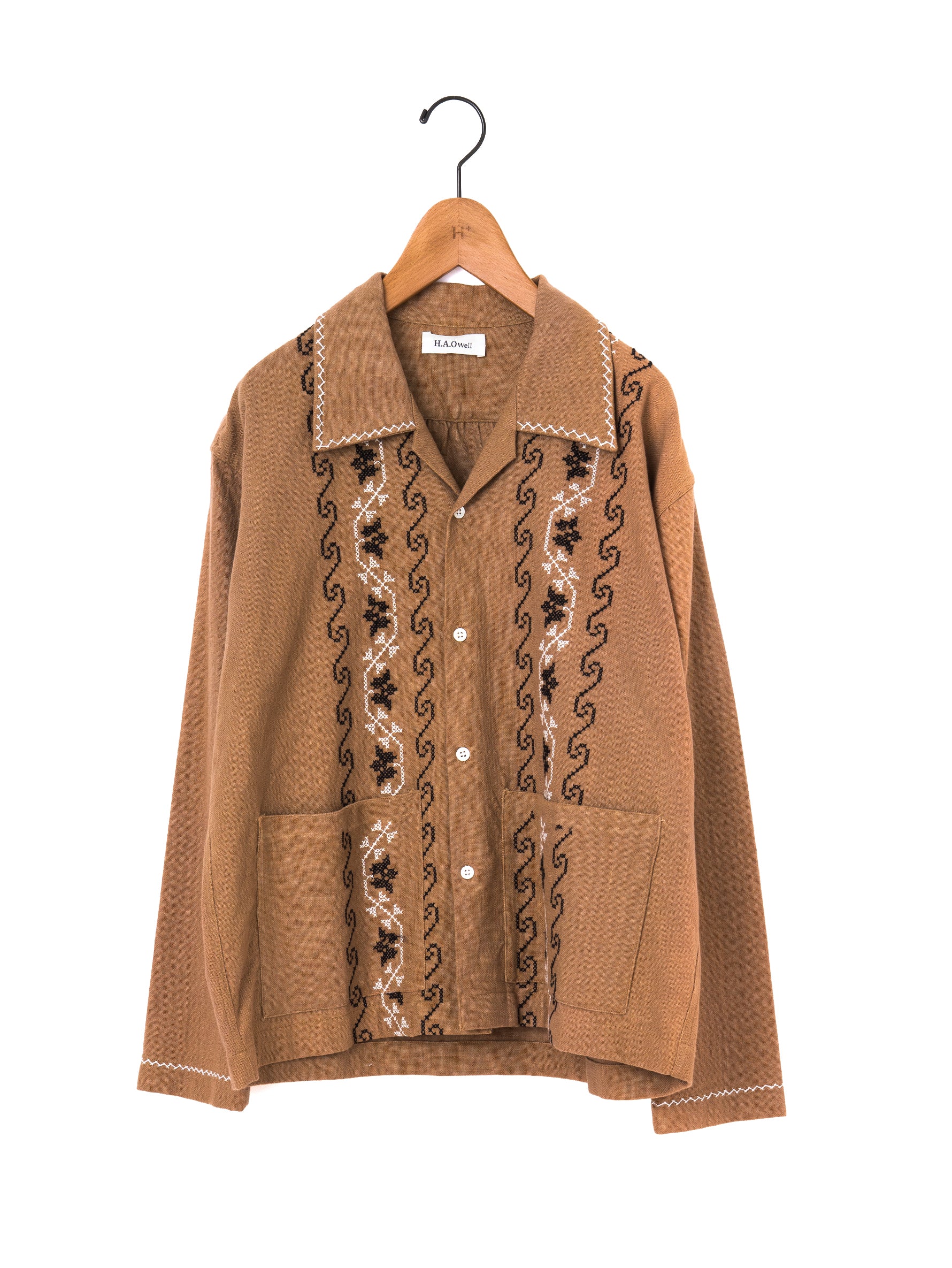 H.A.Owell | Embroidery Shirt S26TP003