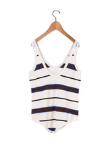 TanC TOKYO | PIQUE BORDER TANK ROMPERS TC26A-0011