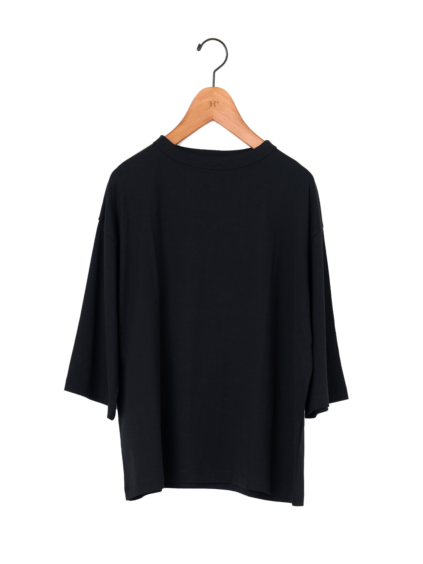 handvaerk | BOTTLE NECK 3/4 SLEEVE T-SHIRT #6207