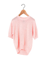 BATONER | WASHED HIGH COUNT LINEN CREW NECK SHORT SLEEVE BN-26SL-016