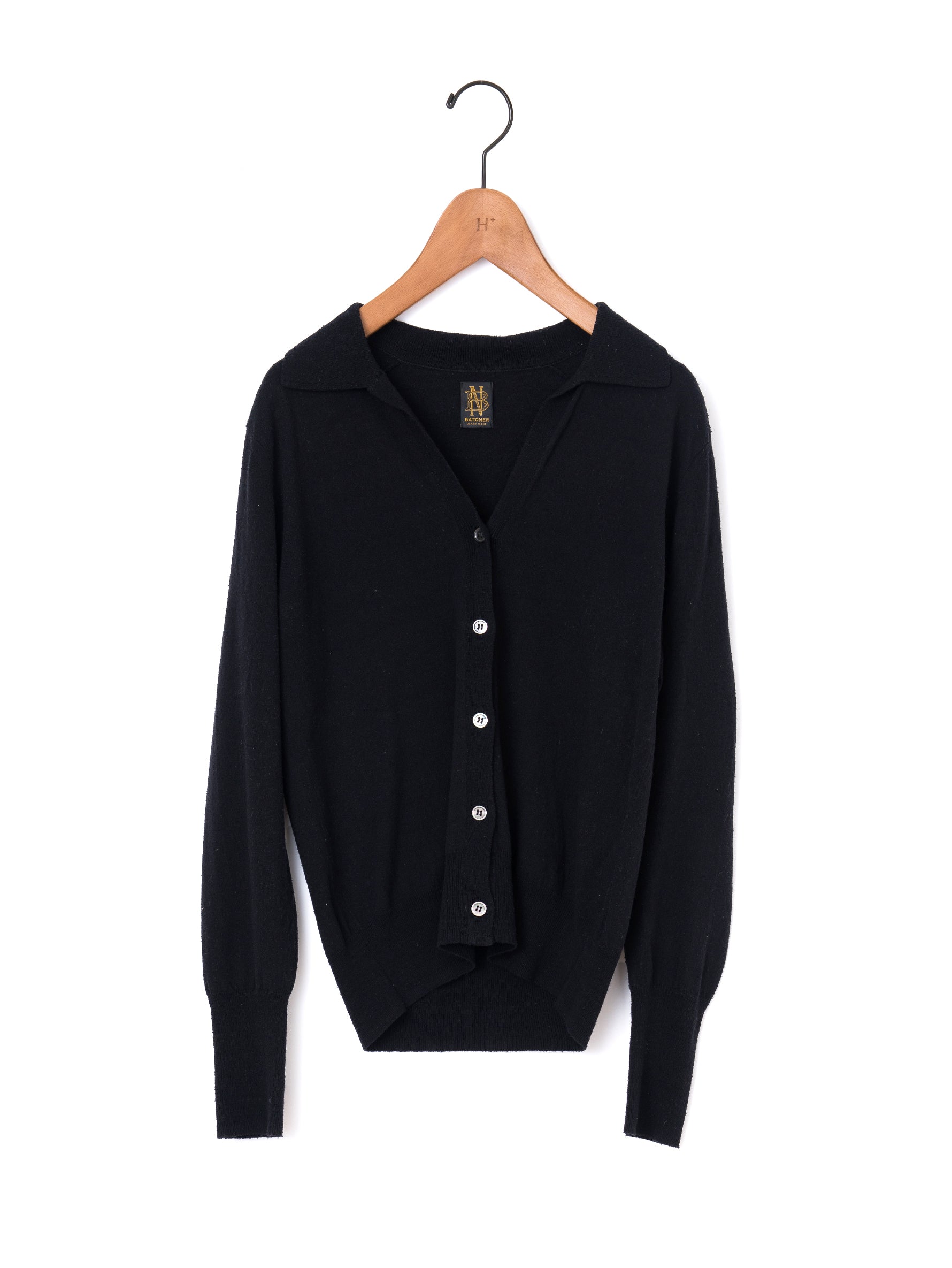 BATONER | REVIVAL SOFT SILK POLO CARDIGAN BN-26SL-034
