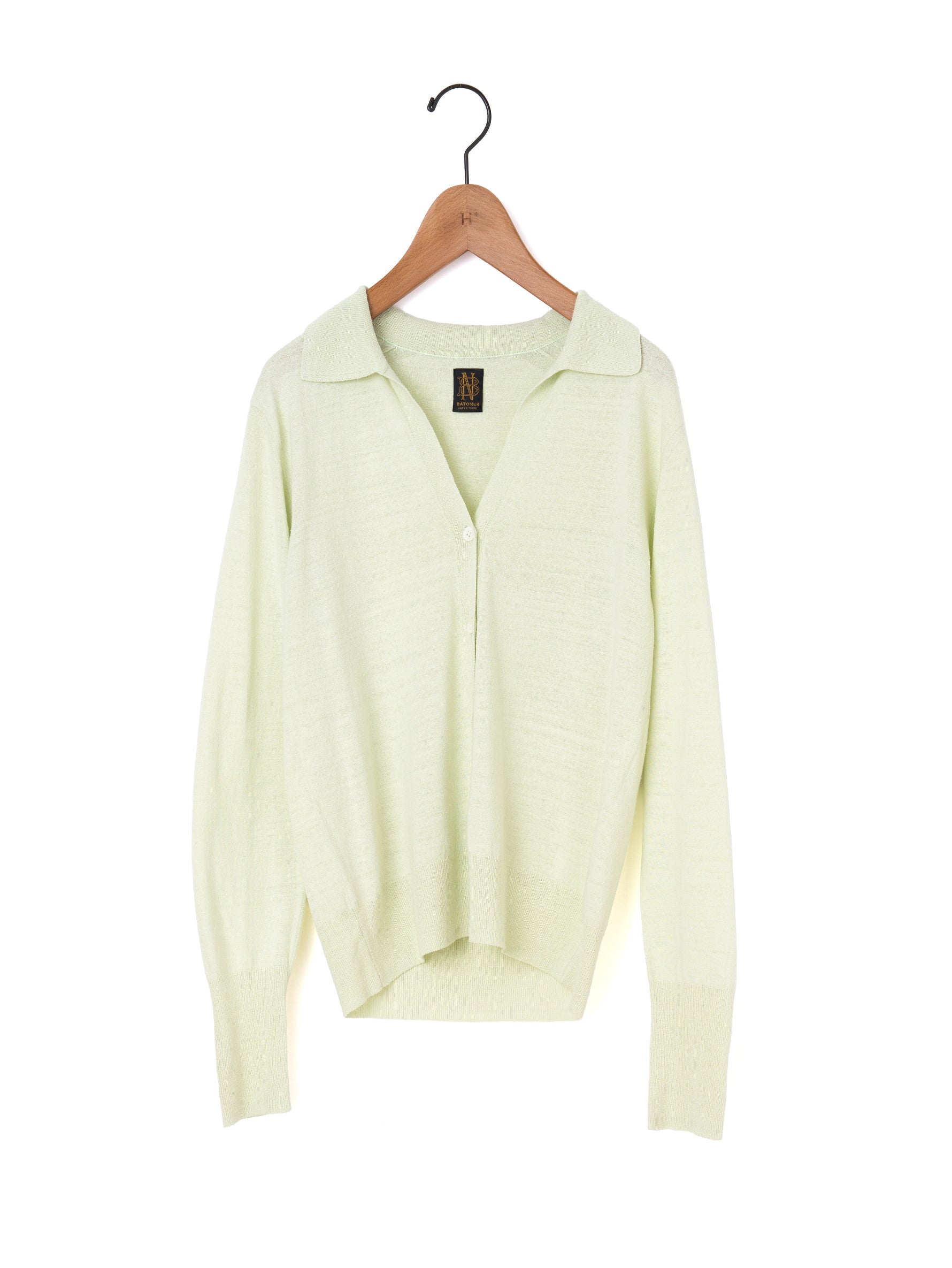 BATONER | REVIVAL SOFT SILK POLO CARDIGAN BN-26SL-034