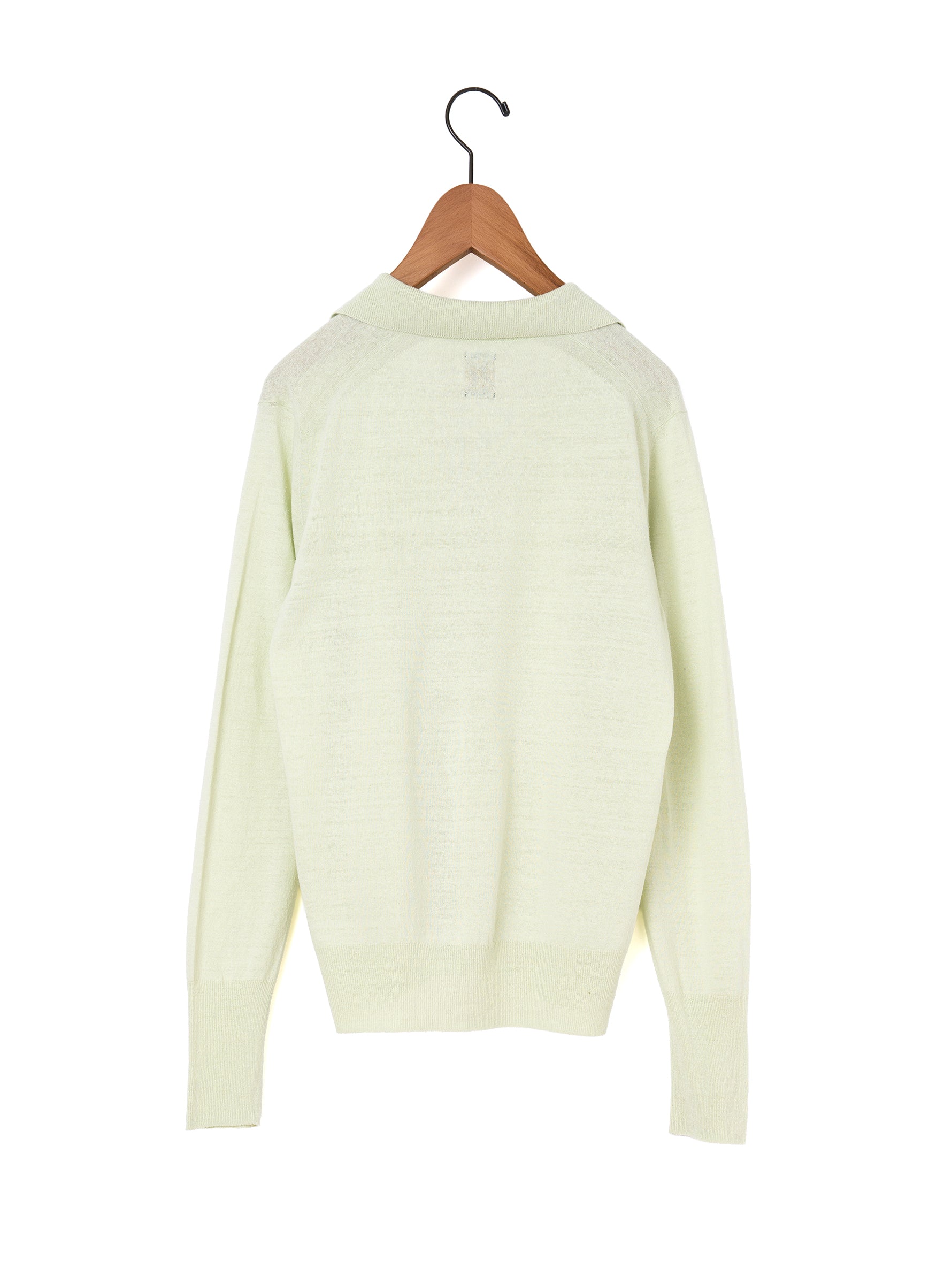 BATONER | REVIVAL SOFT SILK POLO CARDIGAN BN-26SL-034