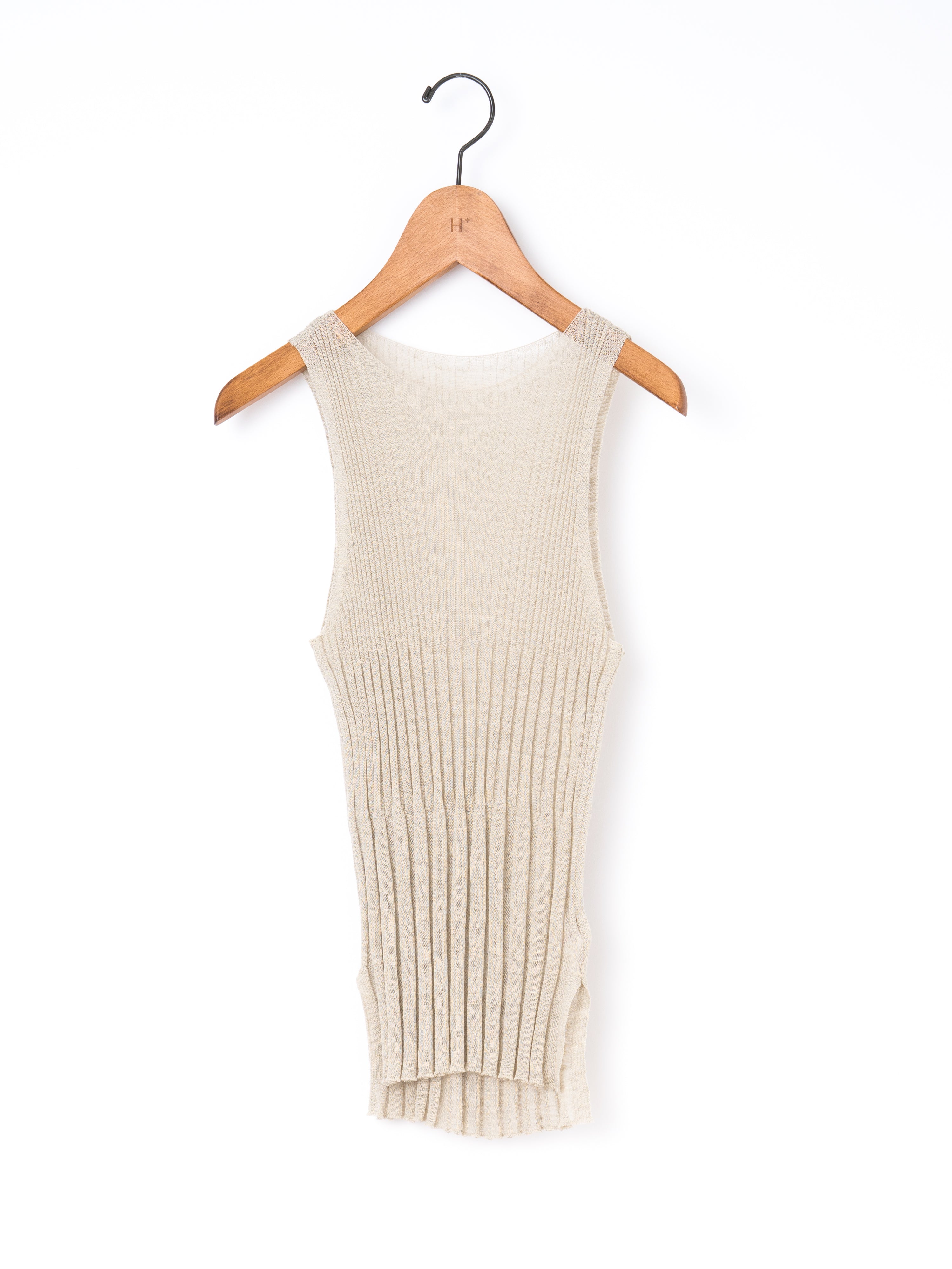 enrica | リネンリブノースリーブニットKNIT 232