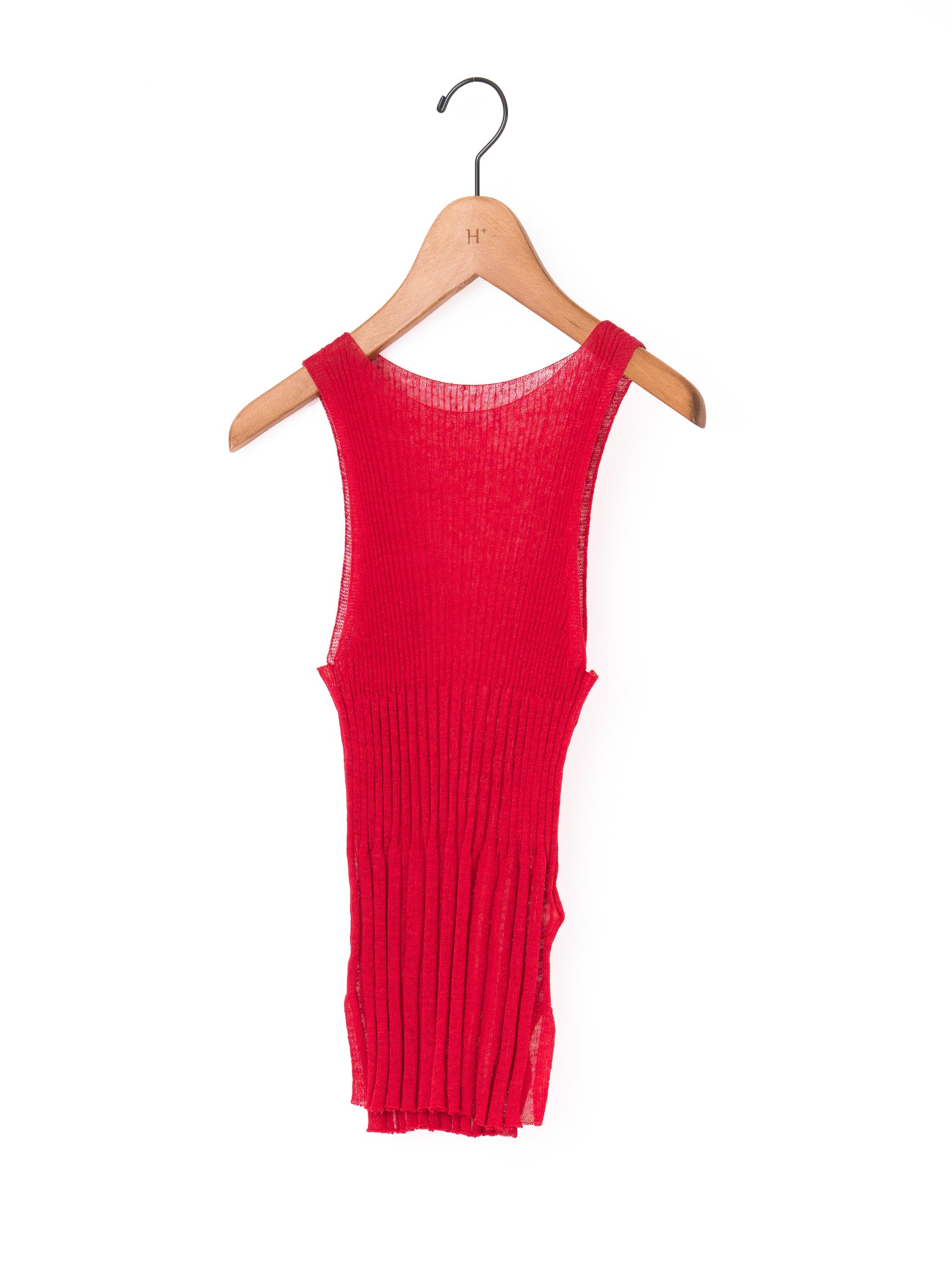 enrica | リネンリブノースリーブニットKNIT 232 – H+HELIOTROPE