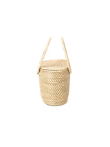 MAYDI | LAGUNA Mini hand-bag circular handles hand-knitted in espartillo fiber from Esteros del lbera(For Women)