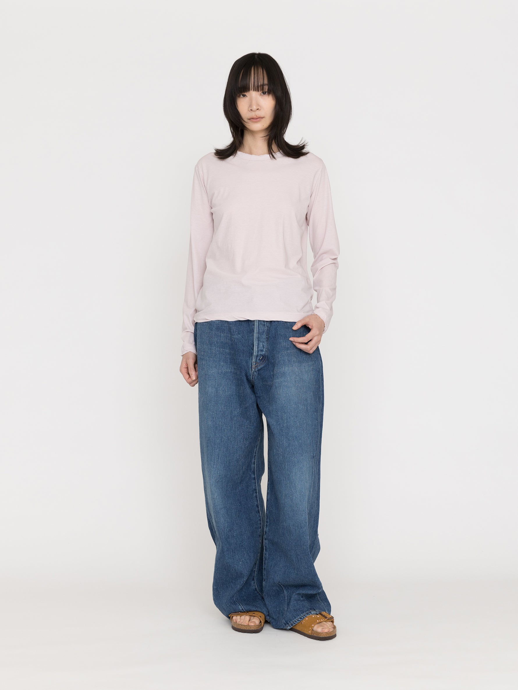 BATONER | CHIFFON LONG T-SHIRT BN-26SL-046