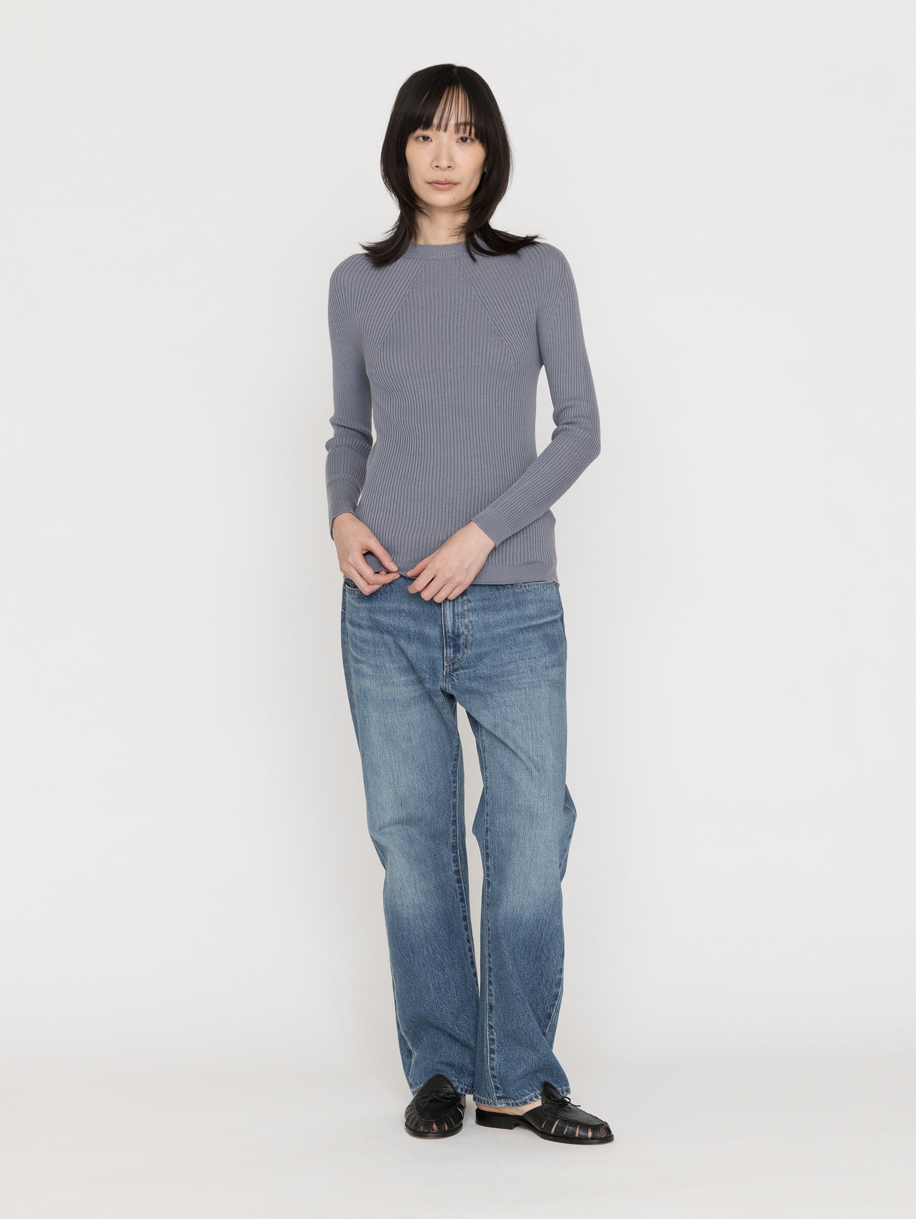 BATONER | CARIBBEAN SEAISLAND COTTON RIBNATURE LONG SLEEVE BN-26SL-024