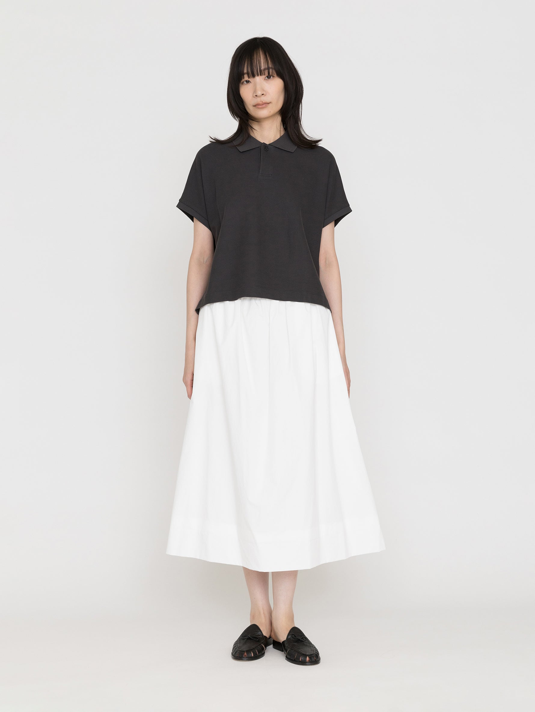 handvaerk | PIQUE DOLMAN SLEEVE POLO SHIRT #1108