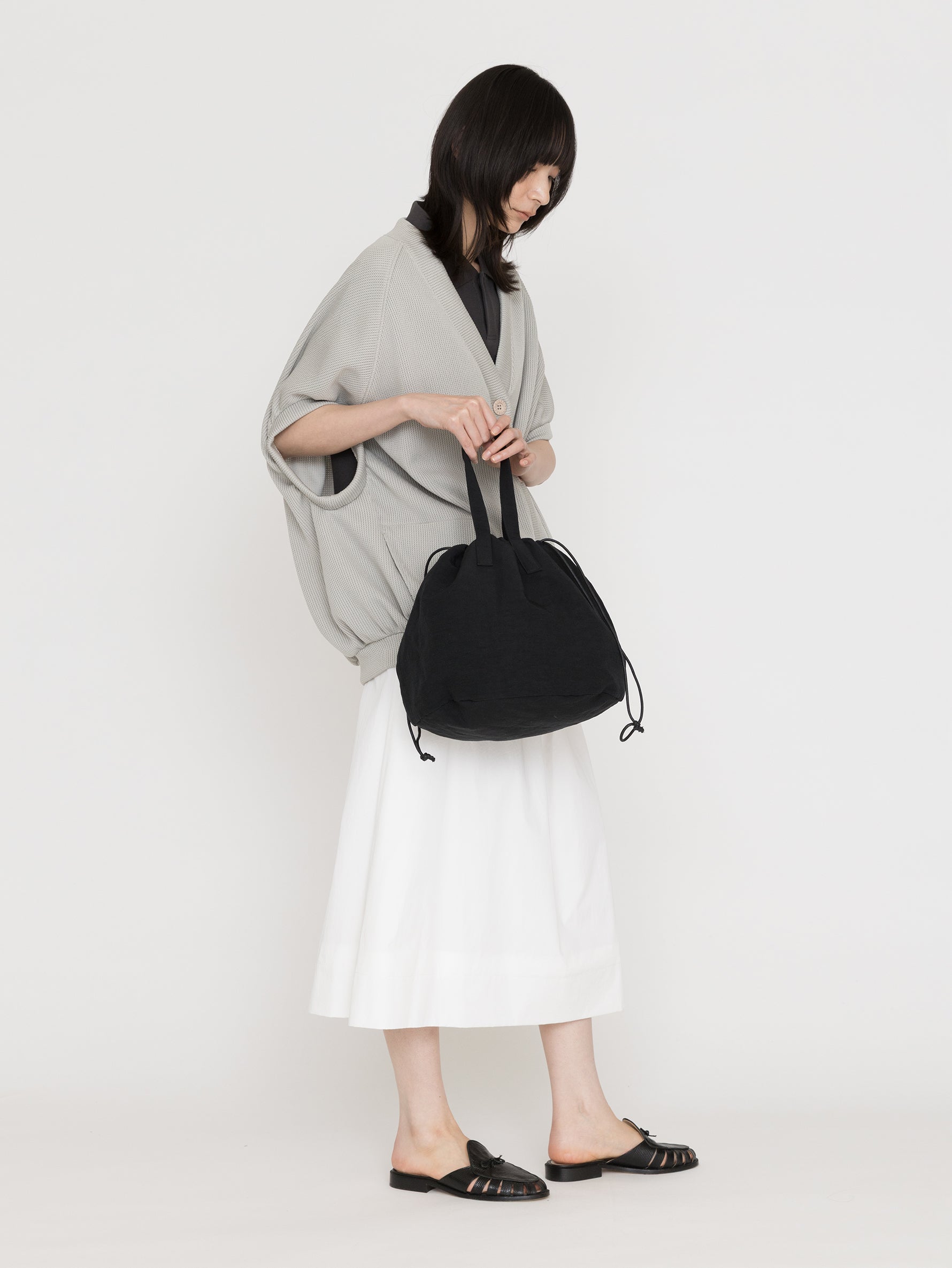 BATONER | LINEN NYLON HELMET BAG BN-26SI-003