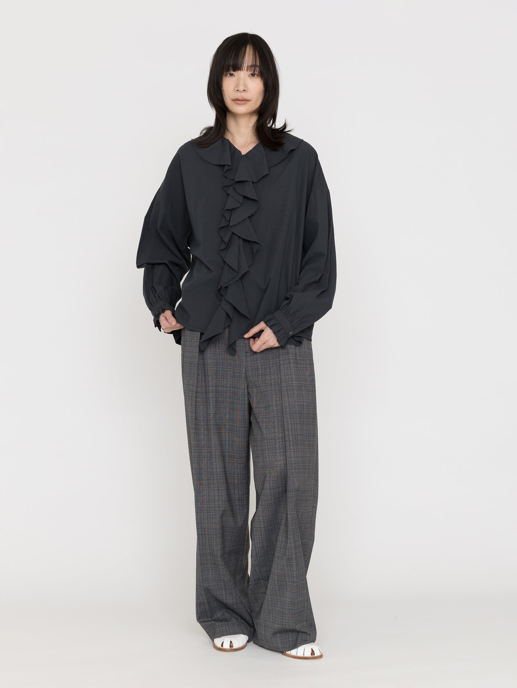 kagure | フリルカラーシャツ GA26130-2031102